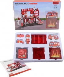 Magnetična konstrukcijska set za djecu u praktičnoj kutiji