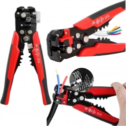 Multifunkcionalne kliješta za skidanje izolacije vodiča i prešu za kabelske završetke 3-u-1