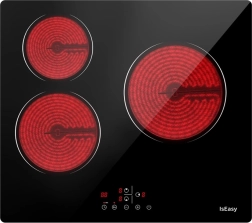 indukcijska staklokeramička ploča za kuhanje IsEasy s 3 zone 5 500 W