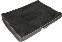 Ortopedski vodootporni krevetić/ležaljka za pse i mačke 90 × 70 × 10 cm, siva