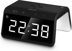 Digitalni budilnik s bežičnim punjenjem i šarenim pozadinskim osvjetljenjem
