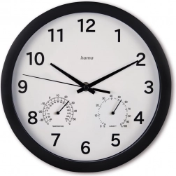 Zidni sat Malta 25 cm crne