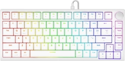 Magnetička gaming tipkovnica astral white s outemu white jade prekidačima i rgb-om