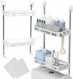 Zidna polica iznad WC-a s 2 policama