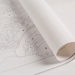 Slikanje po brojevima s okvirom 30 × 30 cm za djecu