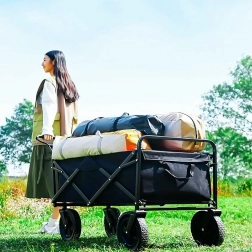 Sklopiva outdoor kolica za drva i opremu