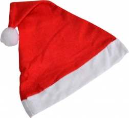 Božićna kapa s pomponom 28 × 38 cm