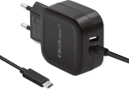Qoltec punjač 17W s USB i USB tip C