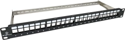 Modularni patch panel 1U prazan, 24 portova za keystone