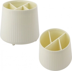 Multifunkcionalni organizator za kozmetiku i uredski pribor, bež