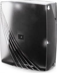 Dozator za papirnate ručnike ZZ, proziran, 26,5 × 10,5 × 31 cm