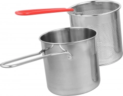 Mini lonac s košarom za prženje od nehrđajućeg čelika