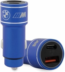 Auto punjač 20W PD-QC 3.0 brzo punjenje plavi