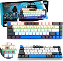 mehanička gaming tipkovnica 60 % media‑tech red core mx60