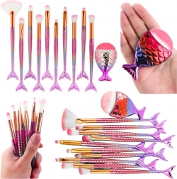 Set kistova za šminkanje s duginim repom sirene 11 kom