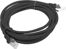 Patchcord kategorije 6 crni 3m Fluke Prošao Lanberg