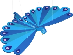 Drveni leteći paun VILAC – viseća dekoracija