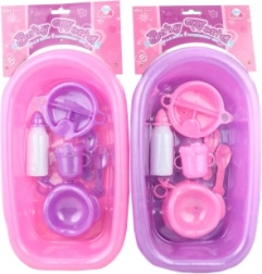 Plastična kadica za lutke s kompletom dodataka