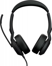 JABRA Evolve2 50 MS stereo naglavna slušalica s ANC‑om, USB‑A/USB‑C