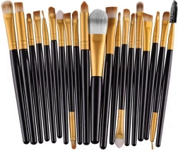 Set kistova za make-up 20 kom sa sintetičkom dlakom i etuijem