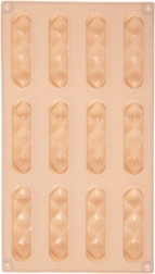 Silikonski kalup za kekse i praline bež 29,5 × 17 × 1,5 cm