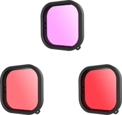 Set vodootpornih filtera Telesin za GoPro Hero 9 / Hero 10 / Hero 11 / Hero 12 (GP-FLT-904)