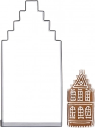 Rezač za kekse od nehrđajućeg čelika kućica 12 cm