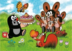 Dino Puzzle Krtko Rođendan 24 Maxi Dijelova