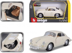 Bburago 1:24 Porsche 356B Coupe (1961) Ivory