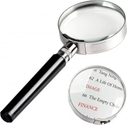 Klasična metalna lupa 75 mm