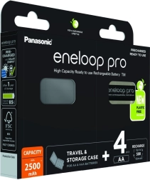 Eneloop PRO punjive baterije AA 2500 mAh 4 kom s kutijicom
