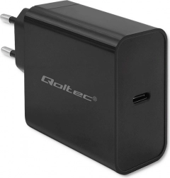 Qoltec brzi punjač 65W USB-C crni