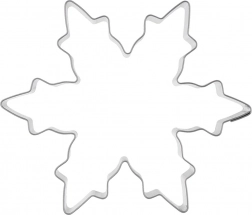 Metalni kalup za izrezivanje pahuljica 10 cm
