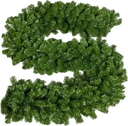 Božićna girlanda RUHHY 2,7 m, promjer 29 cm, gusta zelena