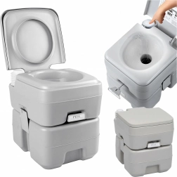 Prijenosni putni WC sa ispiranjem za kampiranje i vrt