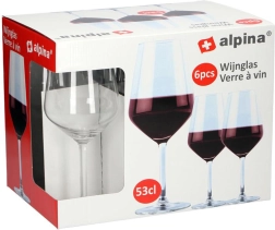 Čaše za crno vino Alpina 530 ml (6 kom)