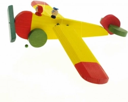 Drvena viseća dekoracija Avion za dječju sobu