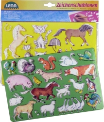 Lena crtaće šablone – konji i mačke