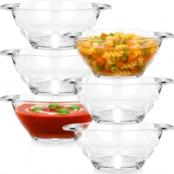 Staklene zdjele za juhu 420 ml, set 6 kom