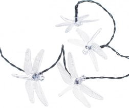 Solarna vrtna svjetla vretenaca 6,5 m, 30 LED, višebojna