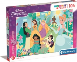 Clementoni svjetlucave puzzle Disney princeze u vrtu 104 dijela