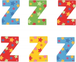 Veliko drveno slovo sa zvijezdom