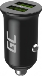 autopunjač GREENCELL PowerRide Nano 36 W, 2× USB-A, brzo punjenje Ultra Charge