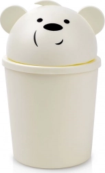 Kanta za otpad s medvjedićem 1,5 l, krem