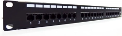 Patch panel 19" s 24 portova, kategorija 6, tip U/UTP