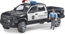 bruder policijski terenski pick-up ram s policajcem