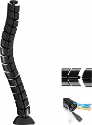 Organizator kabela za stol MACLEAN crni