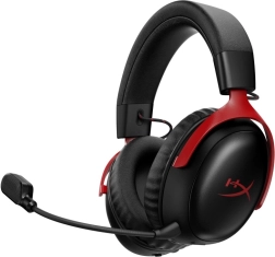 Bežične gaming slušalice HyperX Cloud III S crno‑crvene
