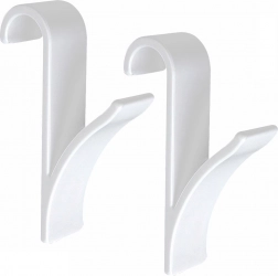 Plastične kukice za radijator, 2 kom – univerzalne viseće kukice bez bušenja