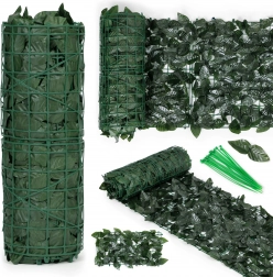 Umjetna živa ograda 300 × 50 cm, tamnozelena balkonska maskirna obloga